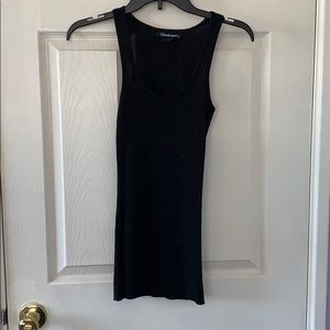 Black and silver tank top